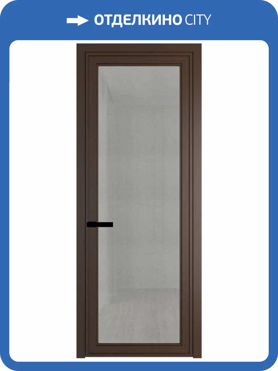 Межкомнатная дверь Profil Doors 1 AGP цвет профиля Деорэ, стекло безопасное 6 мм рэте 700x2000 фото 2