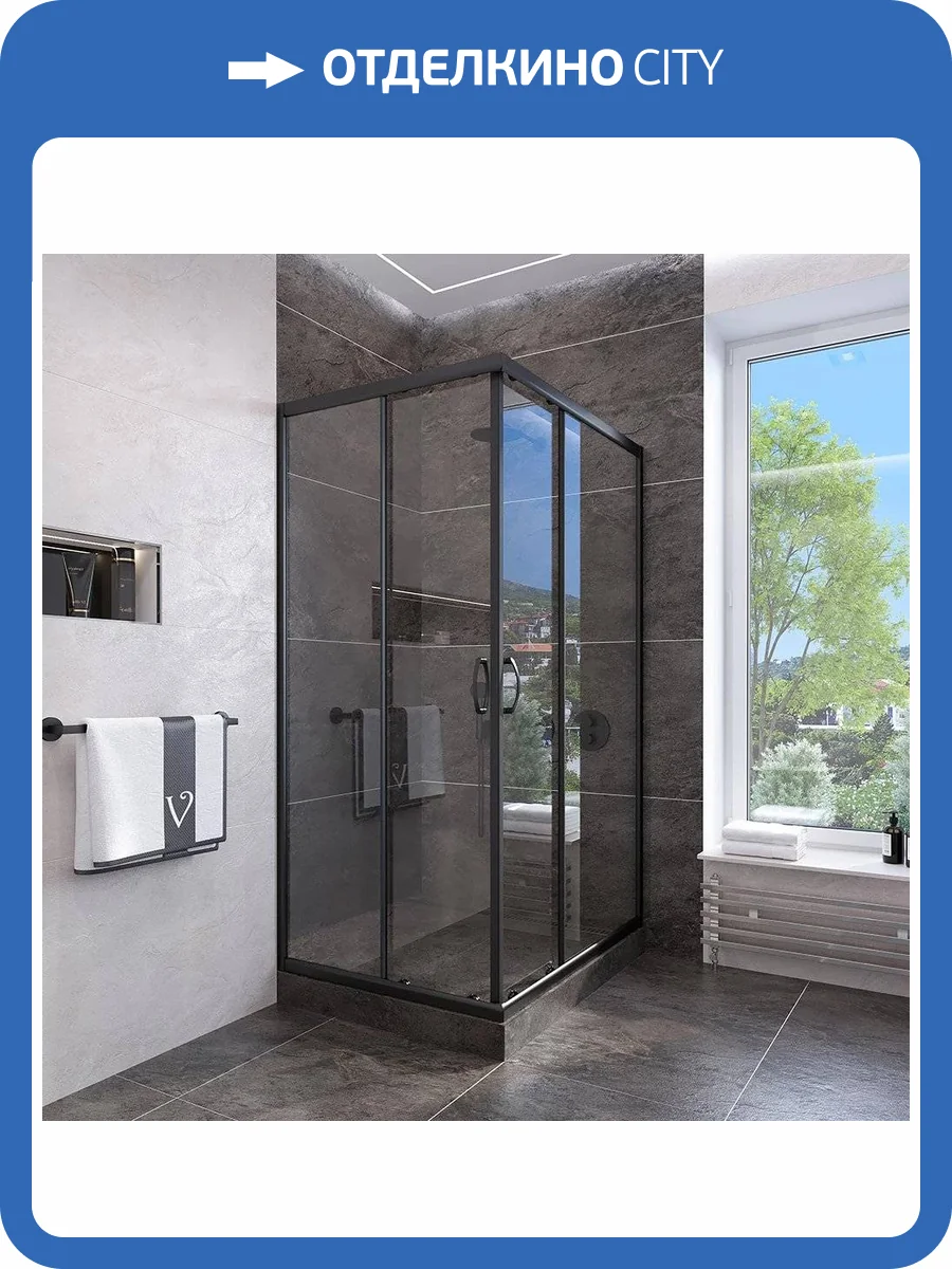 Душевой уголок Veconi Rovigo RV-113B 80x80 фото 5