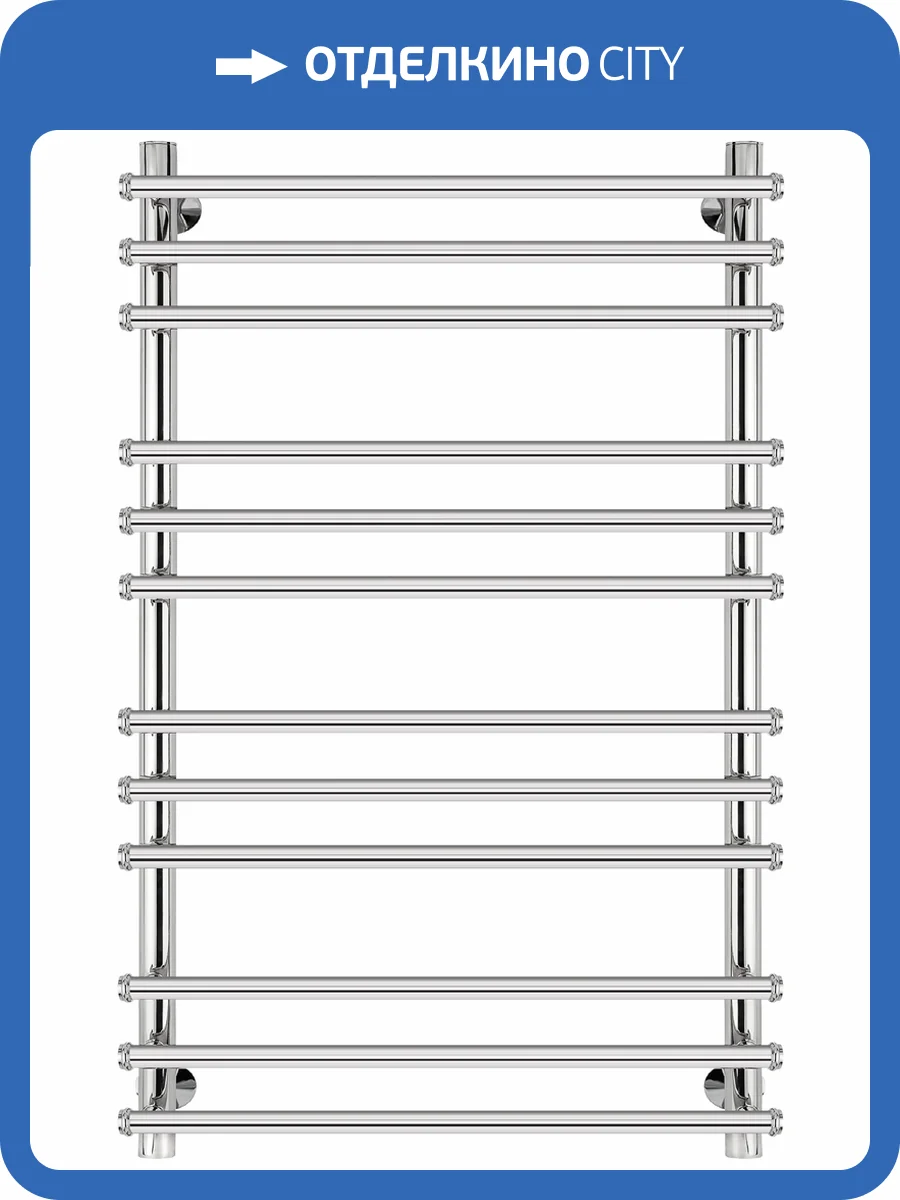 Полотенцесушитель электрический Secado Турин Плюс 100х50, хром, R фото 5