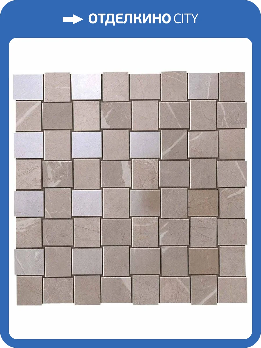 Мозаика Atlas Concorde Marvel ASCV Silver Net Mosaic 30.5x30.5 фото 2