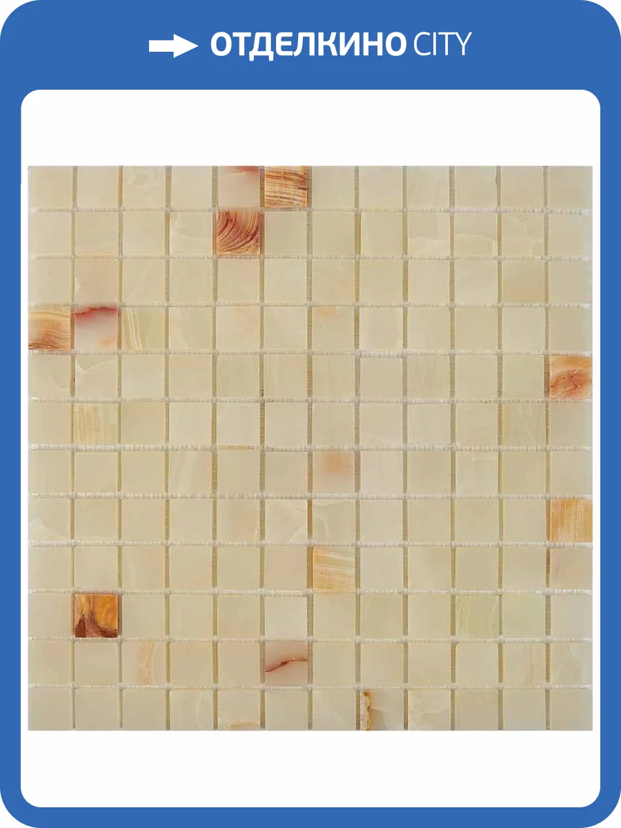 Мозаика Pixel Mosaic Оникс PIX203 (2.3x2.3) 30.5x30.5 фото 2