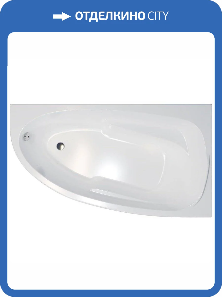 Акриловая ванна 1ACReal Мадрид 150x95 левая фото 9