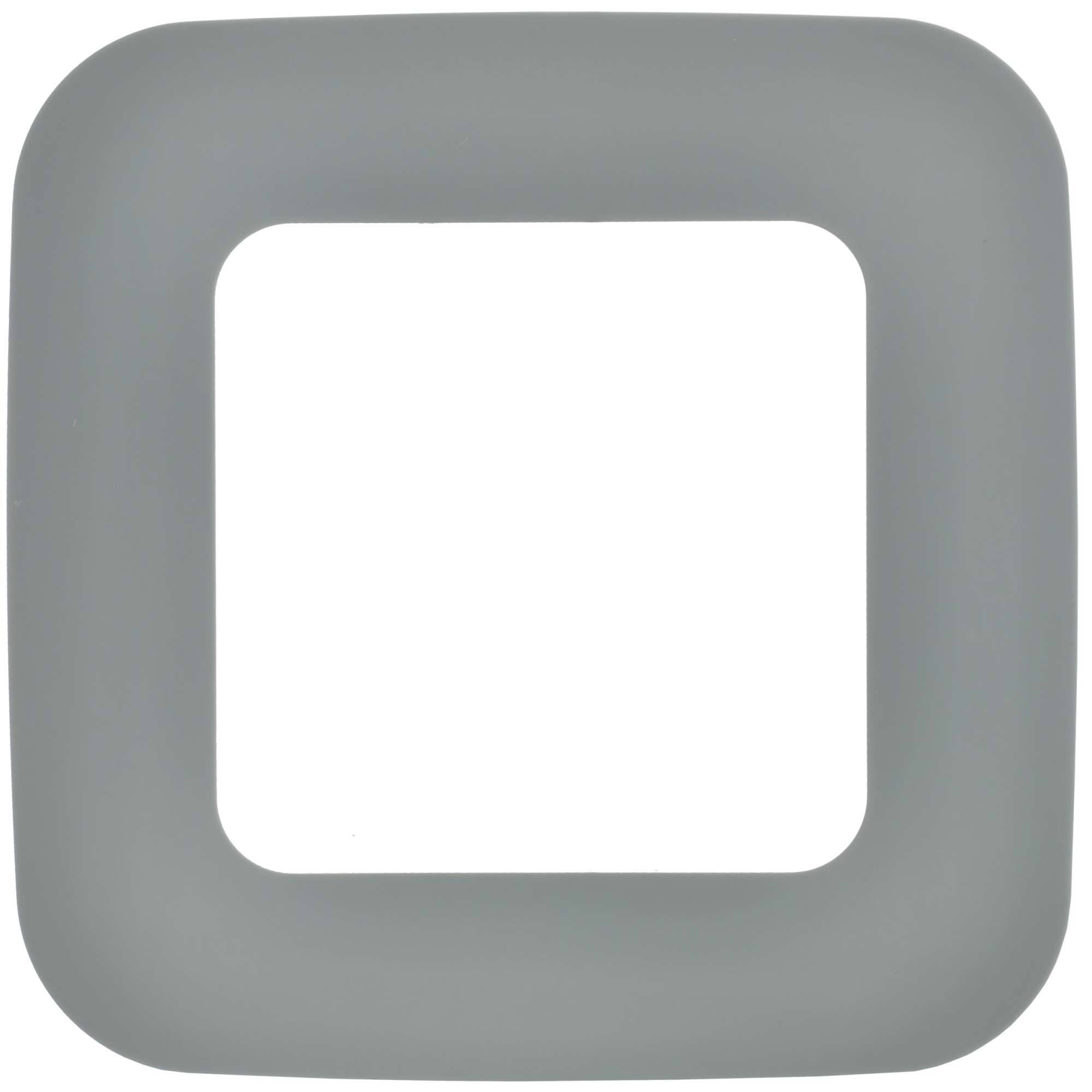 Рамка 1-постовая IEK Flite FI-M12-31-20-K03 серый фото 2