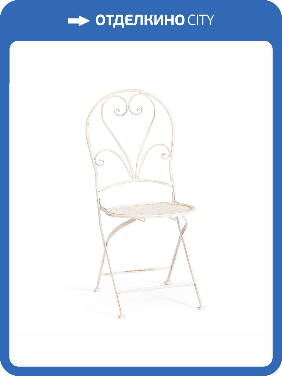 Стул Tetchair Love Chair (PL08-11140) 24830 античный белый, стальной сплав фото 12