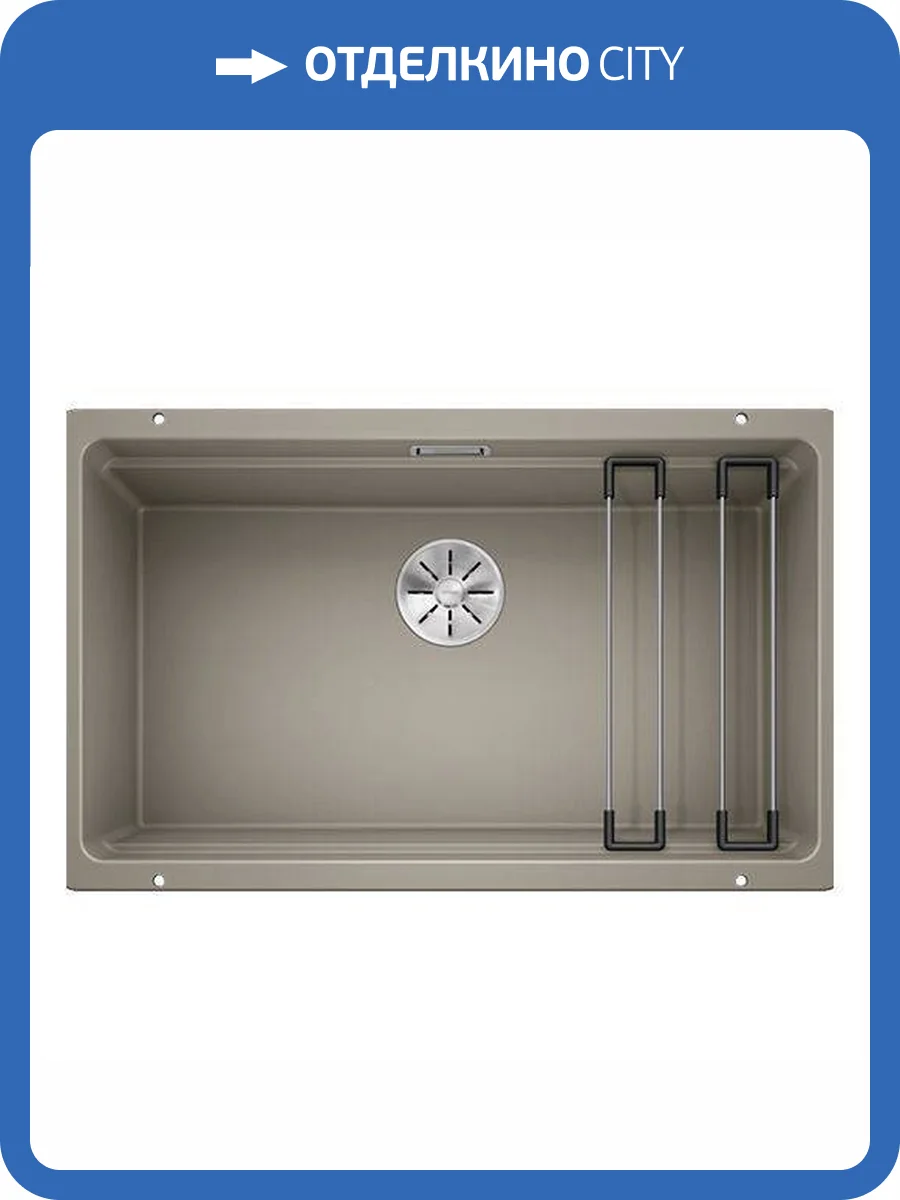 Мойка кухонная Blanco Etagon 700-U 525174 серый бежевый фото 7