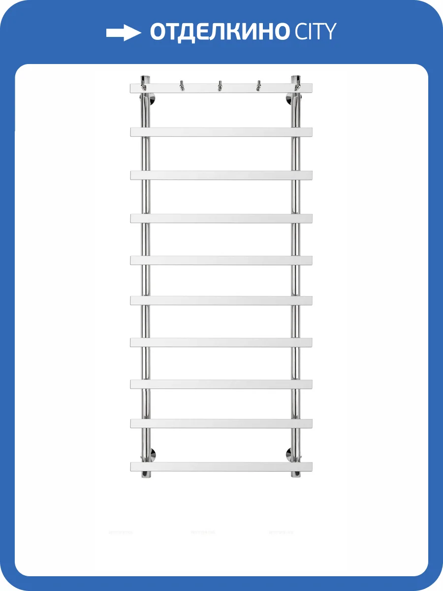Полотенцесушитель электрический Secado Понтида 4603759402093 1 К 120x50x60, L, хром фото 5