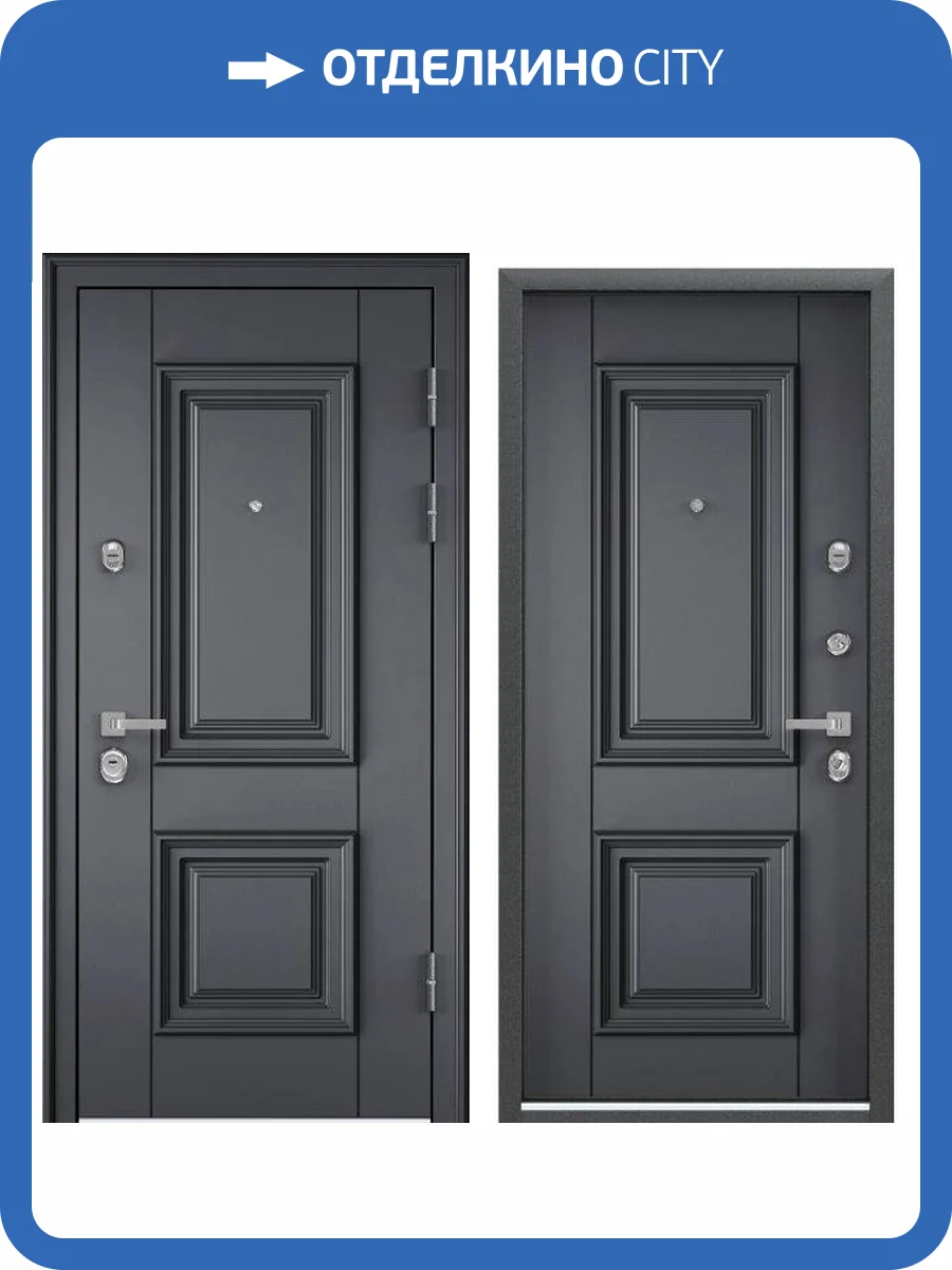 Входная стальная дверь Torex PROFESSOR-4+ 02 PP 42913 ПВХ Оскуро/ПВХ Оскуро 2000x880 фото 2