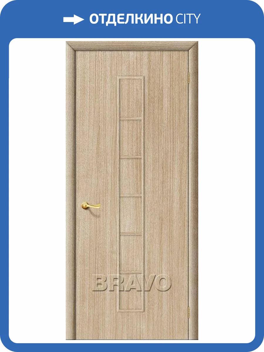 Межкомнатная дверь Bravo 010-0292 2Г Л-21 БелДуб 2000x600 фото 3