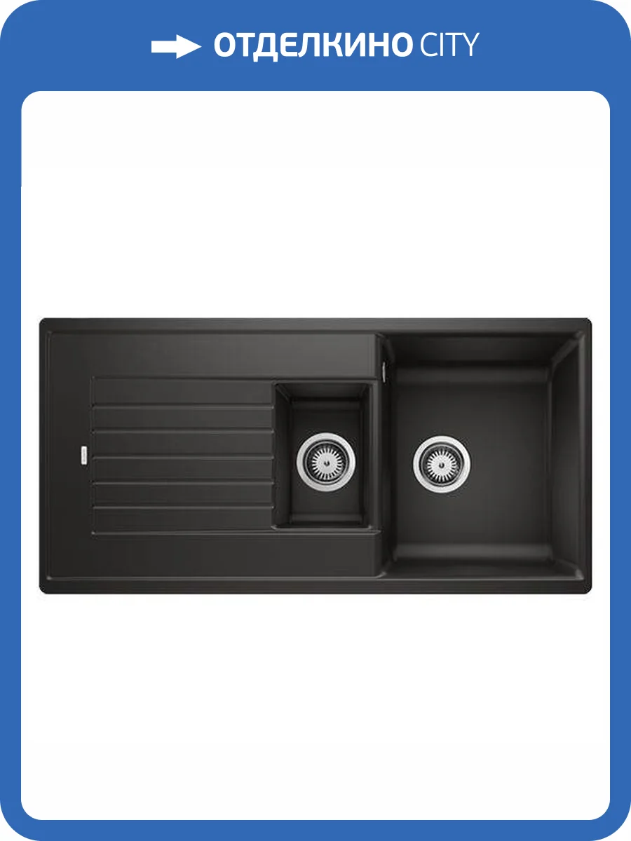 Мойка кухонная Blanco Zia 6 S 526021 черный фото 5