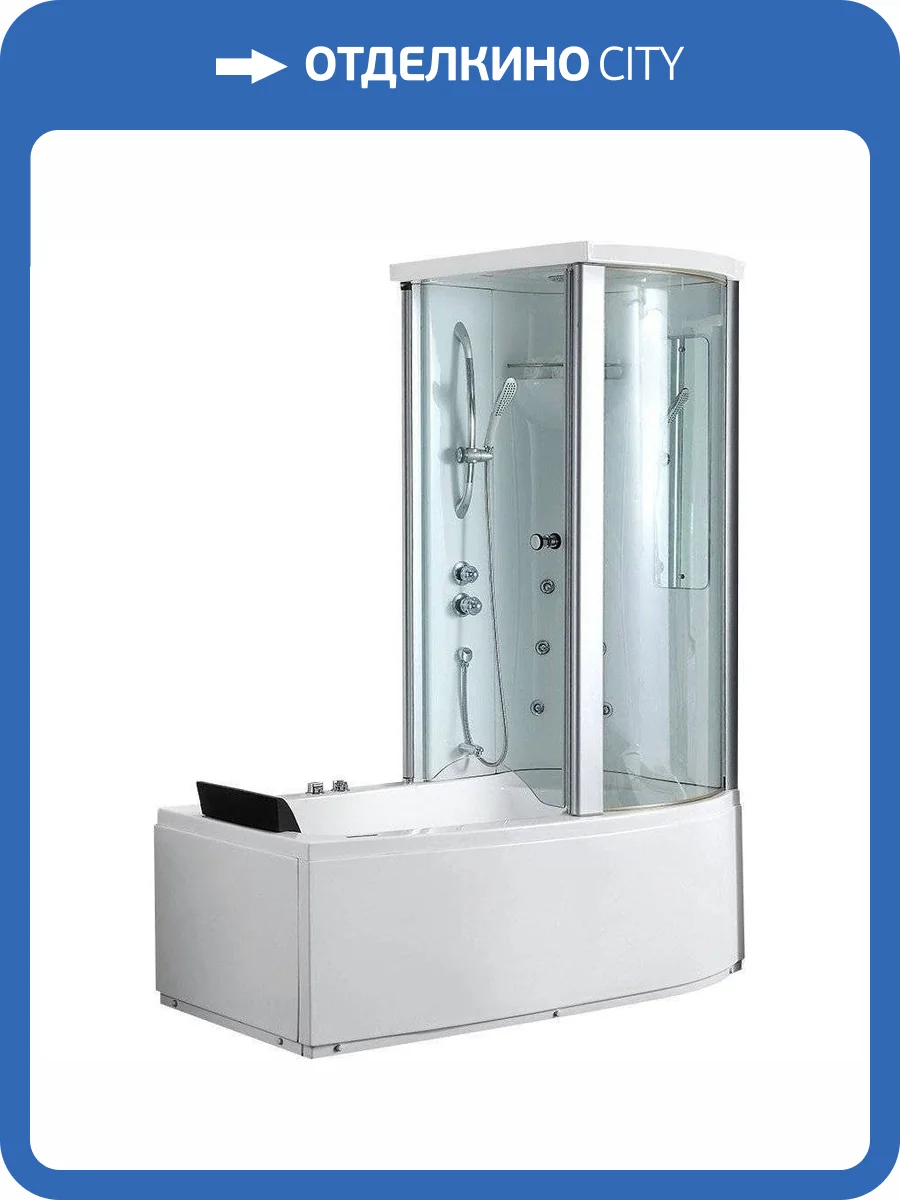 Акриловая ванна Gemy G8040 B R 170x85 фото 7