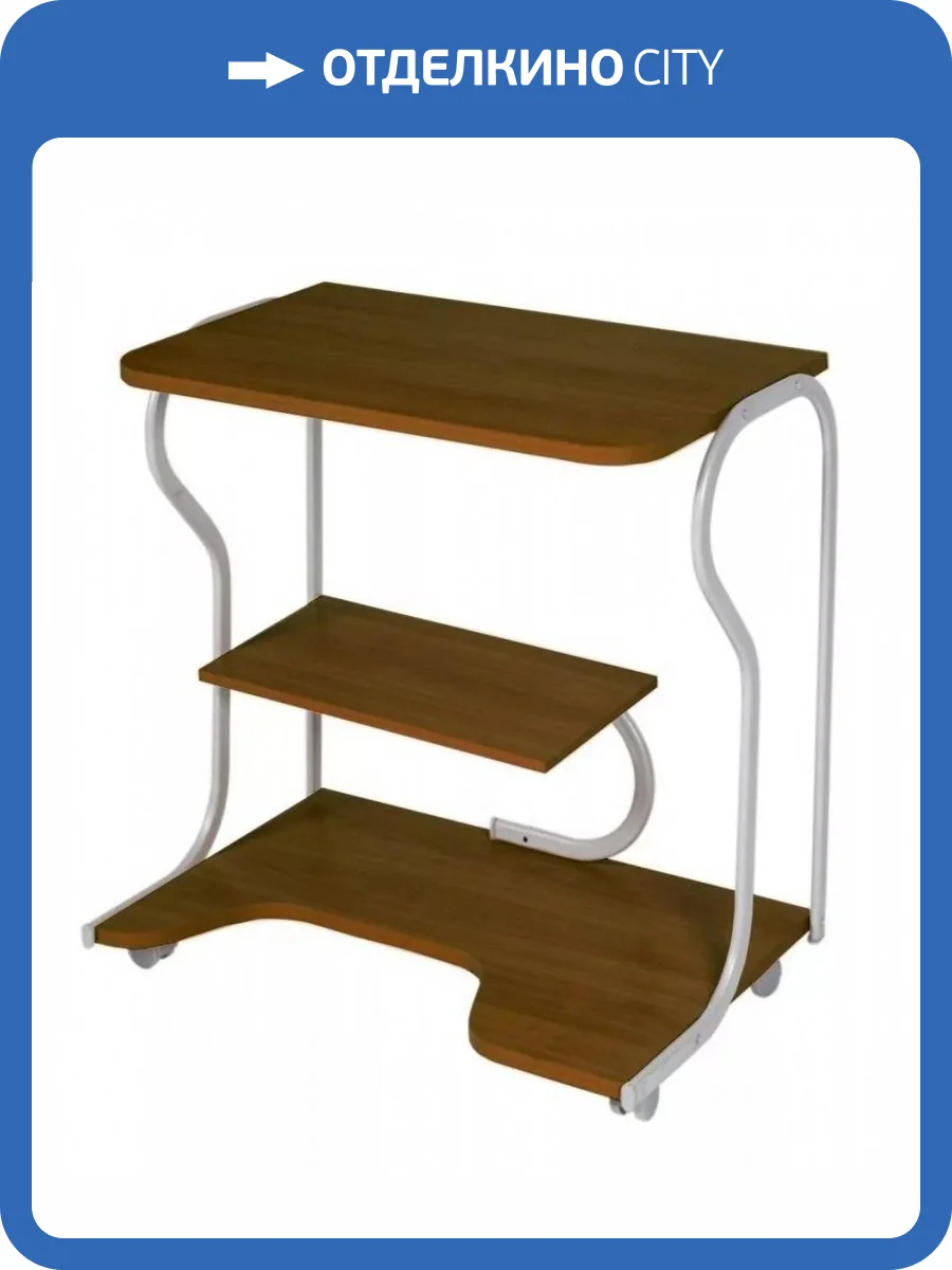 Компьютерный стол Вентал Практик-4 Темный Орех фото 2