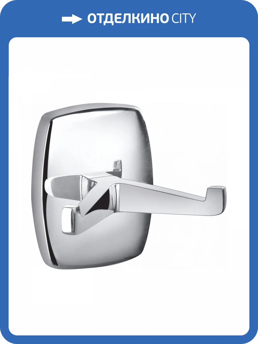 Крючок Wonzon & Woghand WW-1501 двойной, хром фото 3