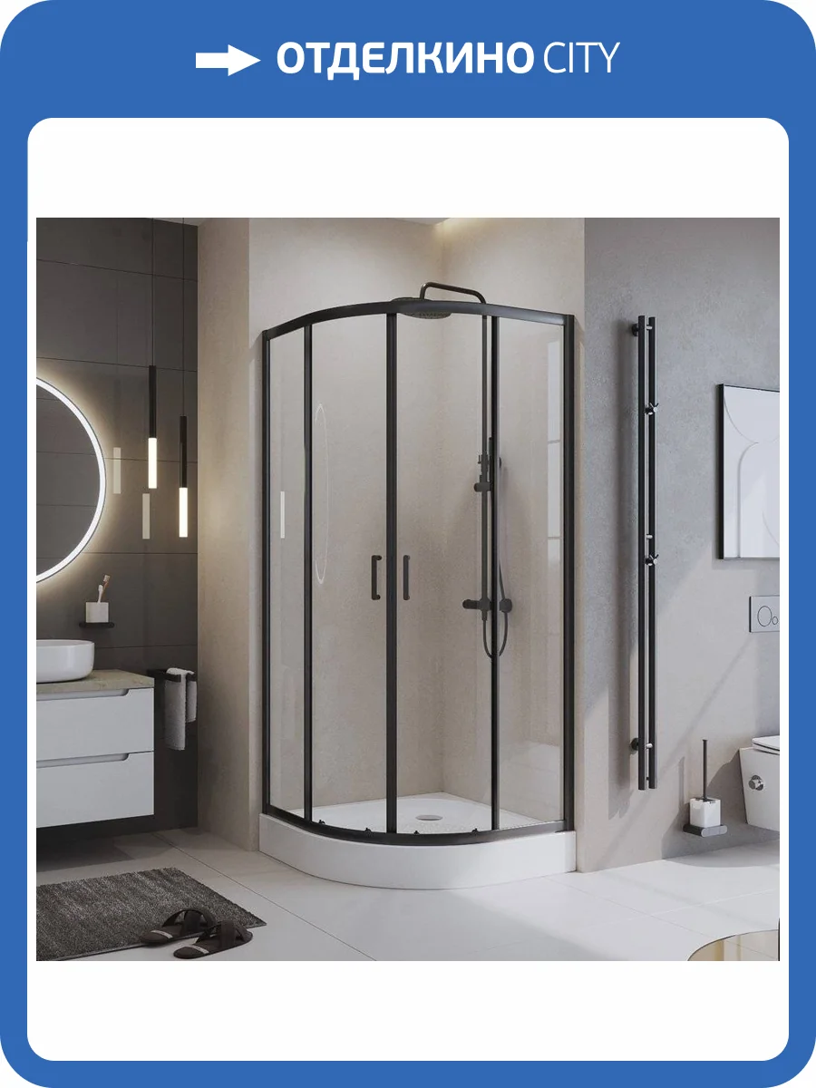 Душевой уголок BelBagno Uno 195 R-2-100-C-Cr фото 4