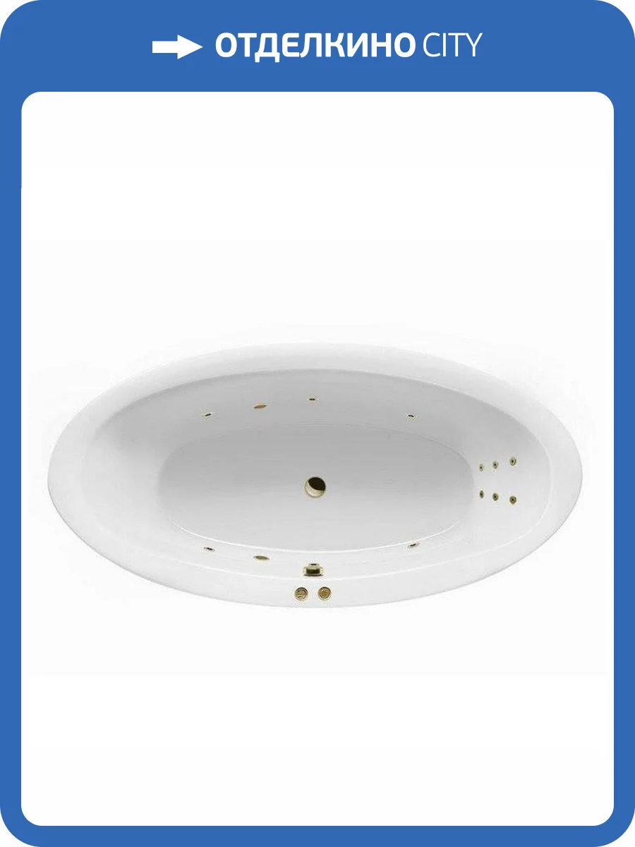 Акриловая ванна Excellent Lumina LINE WAEX.LUM19.LINE.BR 190x95 бронза фото 4