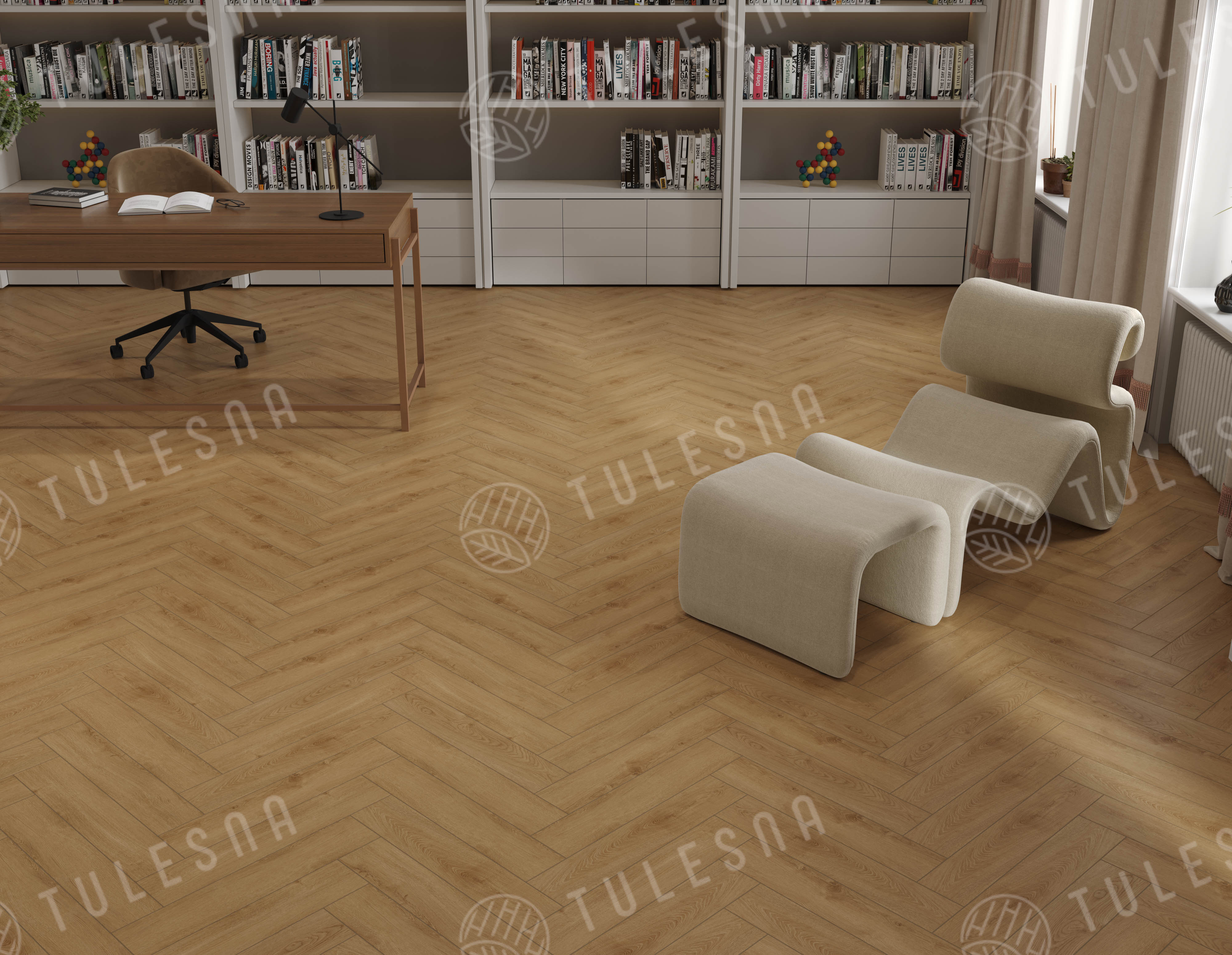 Ламинат Tulesna Селена Паркет (Selene Parquet) 12/34 4V LF504-03 Шервуд 121x605 фото 2