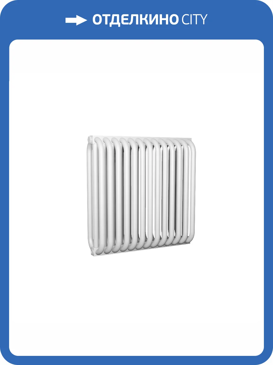 Стальной трубчатый радиатор отопления КЗТО РС 3, трехтрубный, 500 22 секции фото 4