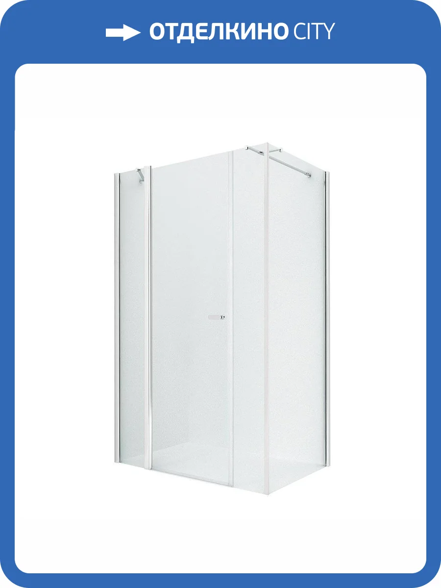 Душевое ограждение NEW TRENDY NEW SOLEO 110x110x195 K-0644 (хром) фото 8