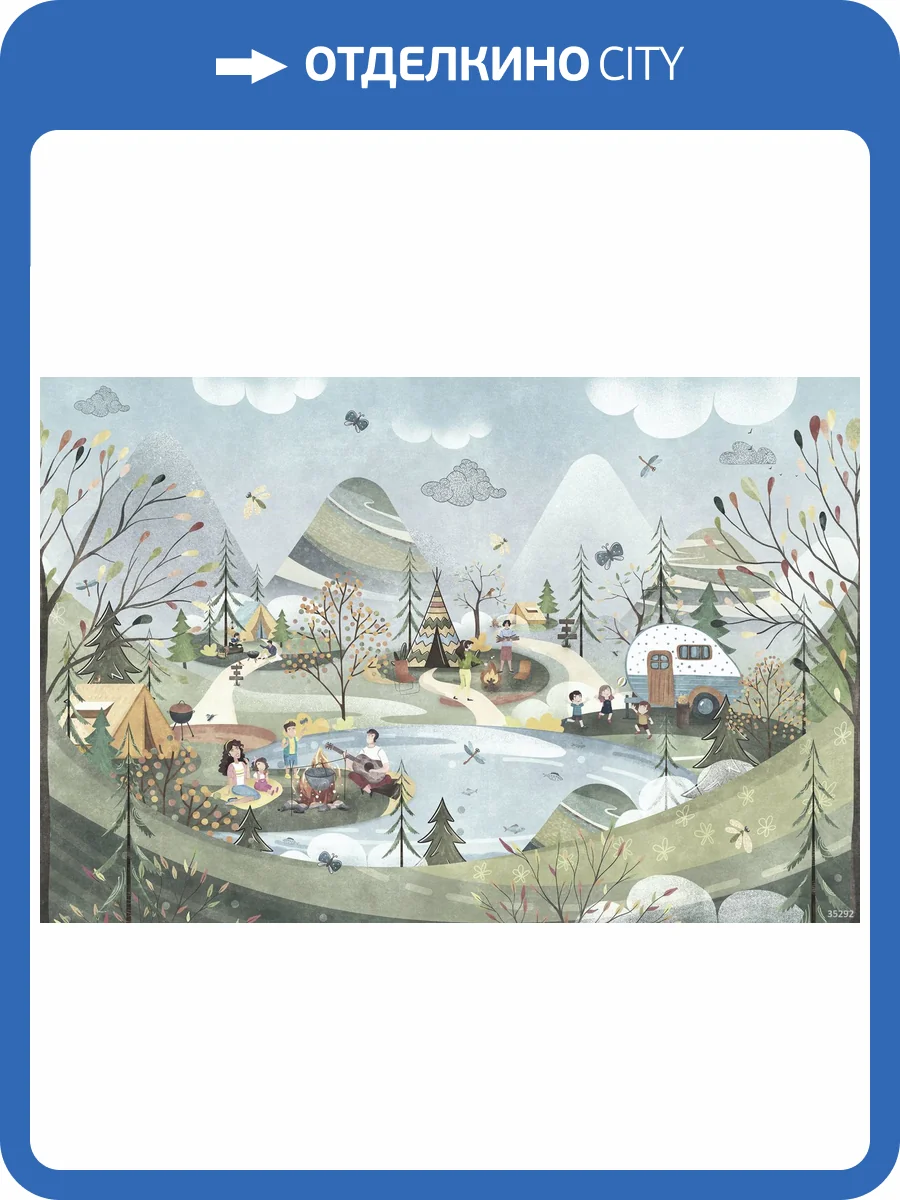 Фреска Ortograf Adventure 35292 Летние каникулы Кракелюр Золото FK-G фото 2