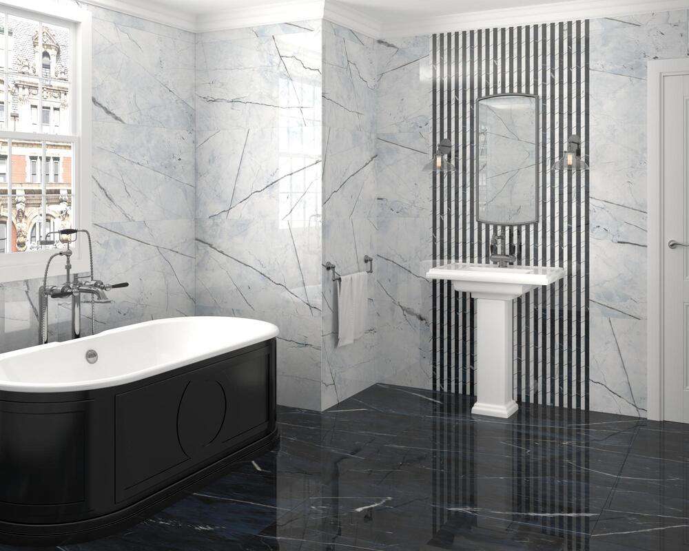 Dune Black & Light Calacatta фото 3