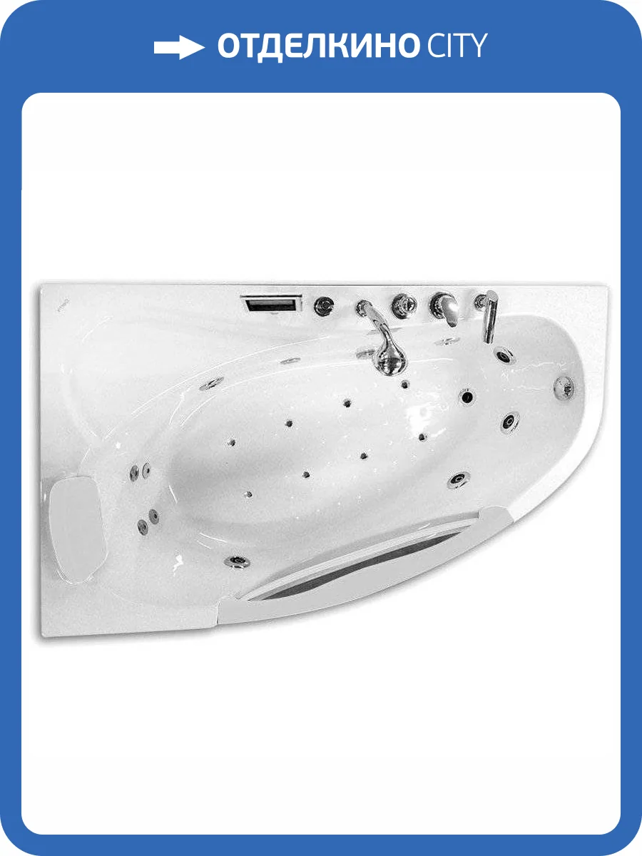 Акриловая ванна Gemy G9046 K L 160x100 левая фото 5