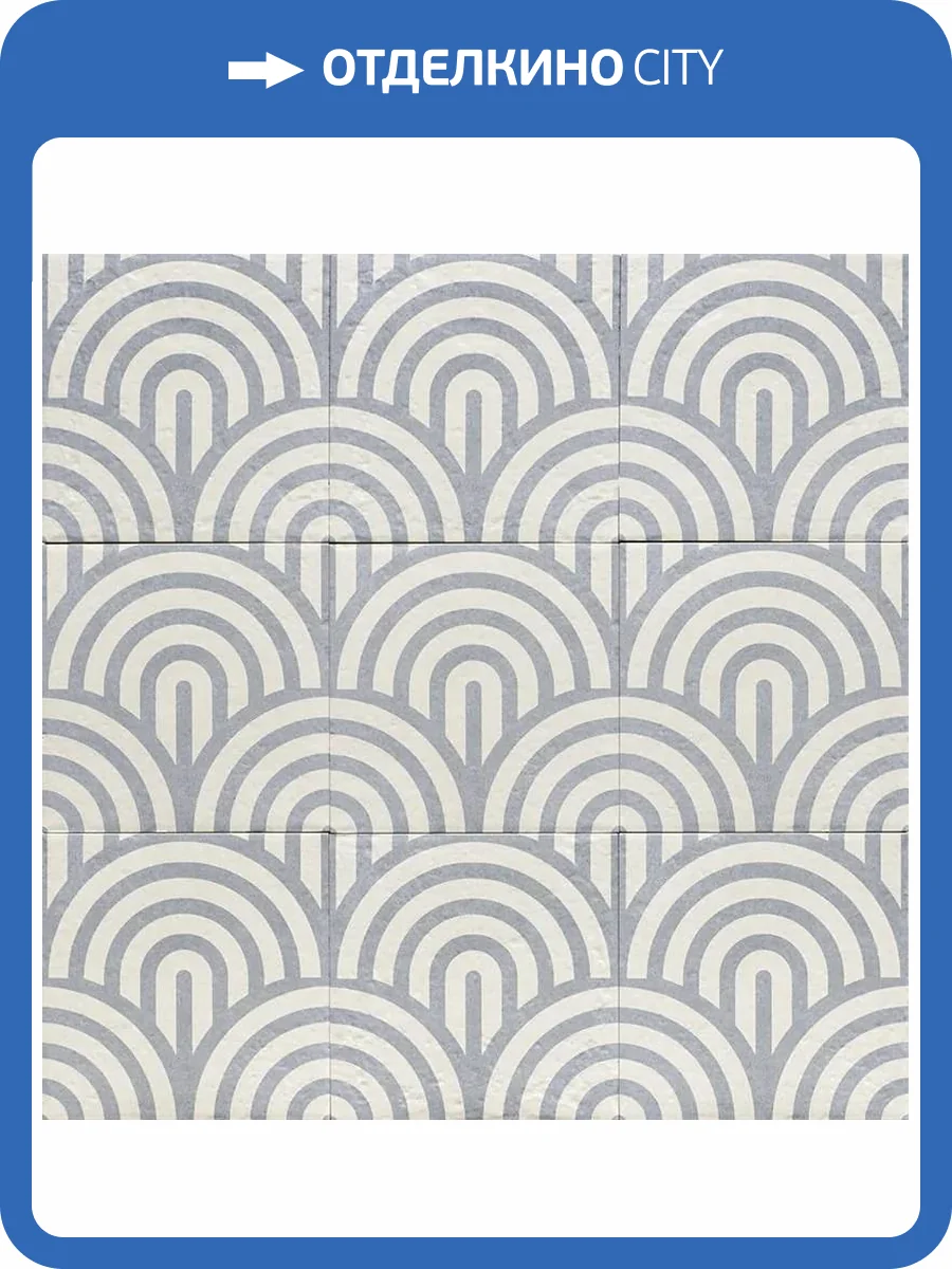 Керамогранит Mainzu Four Seasons PT03853 Decor Blue Three 20x20 фото 6