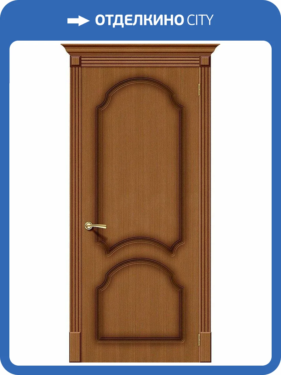 Межкомнатная дверь Bravo 003-0223 Соната Ф-11 Орех 2000x800 фото 2