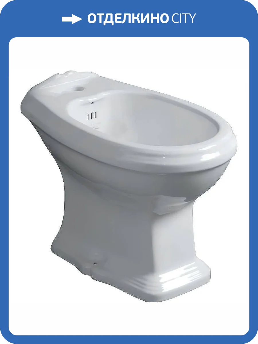Биде напольное Simas Arcade AR833bi-1 с 1 отверстием под смеситель фото 3