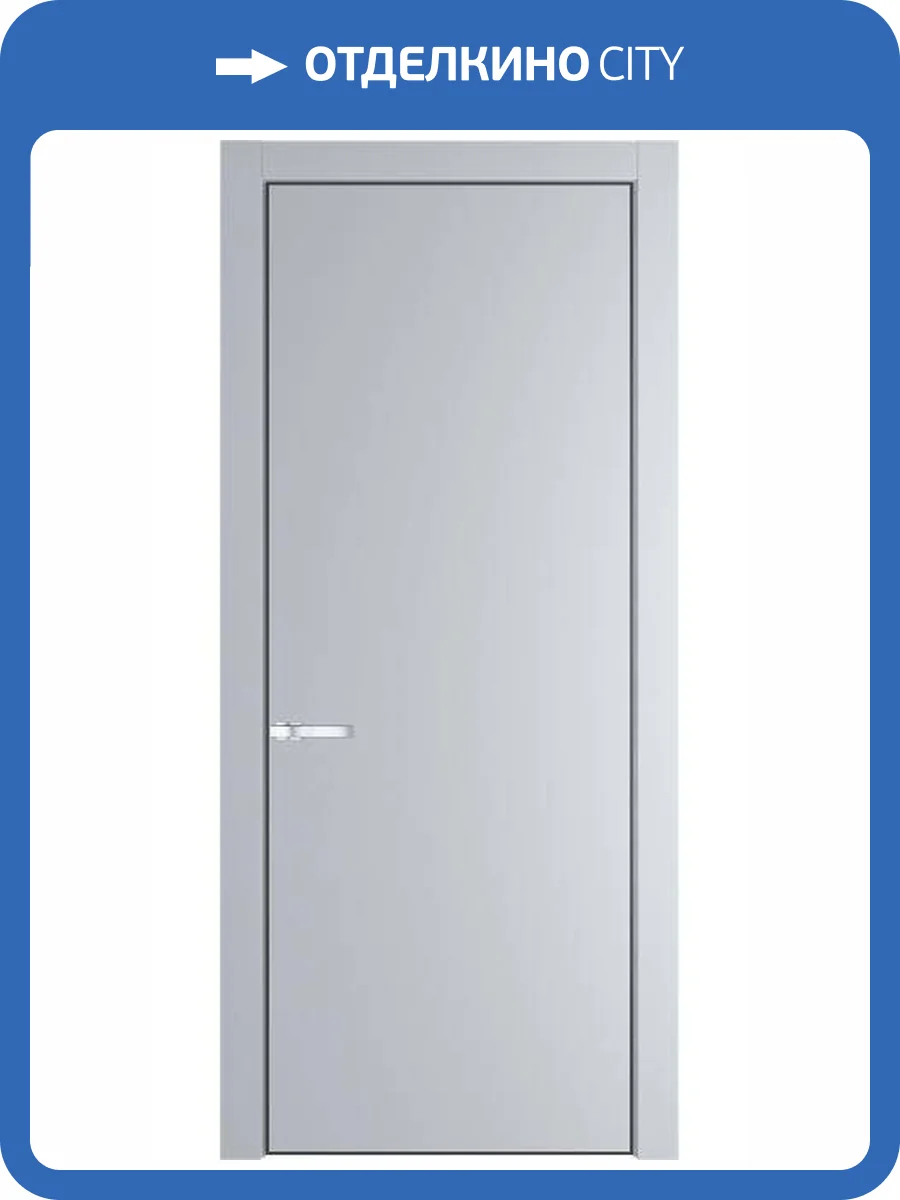 Межкомнатная дверь Profil Doors 1 PA полотно Лайт Грей, профиль серая ночь 700x2000 фото 2