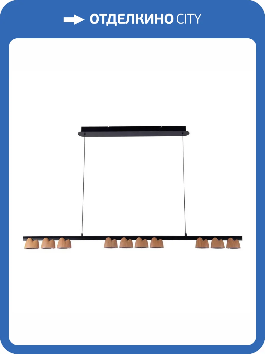 Подвесная светодиодная люстра Favourite Interline 4266-10P фото 5