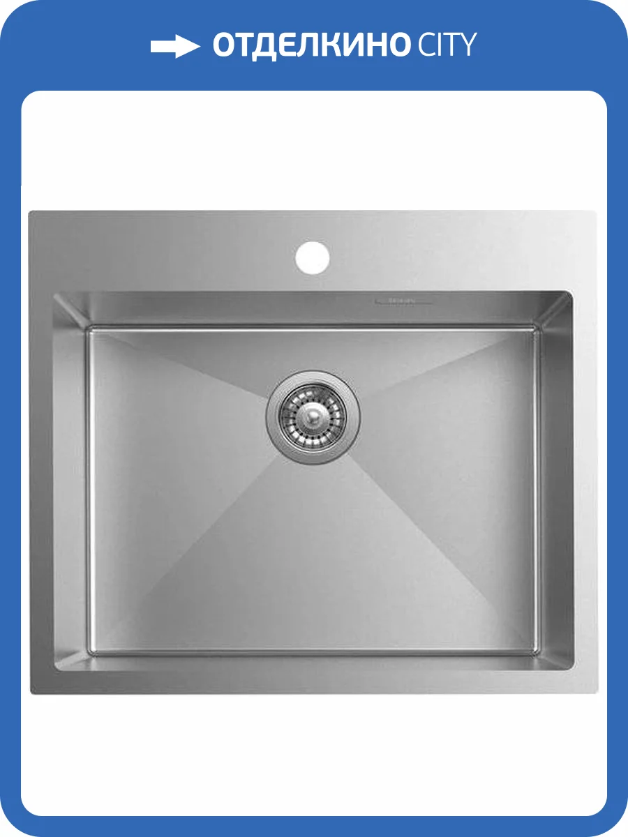 Мойка кухонная IDDIS Haze HAZ59S0i77 сатин фото 5