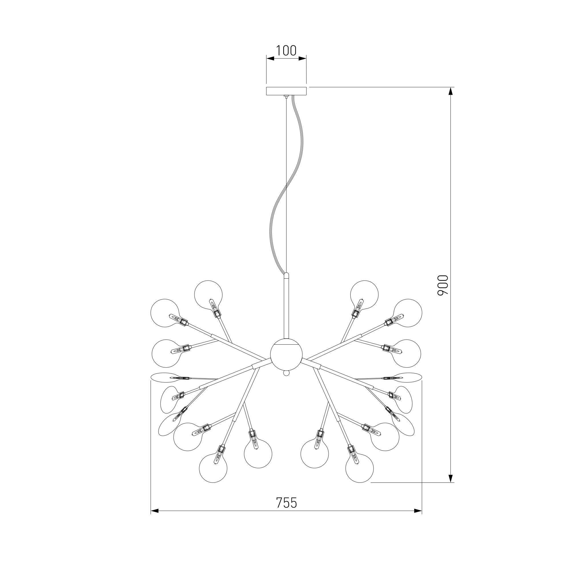Подвесной светильник Bogates Foglia 341 Smart (540) фото 7