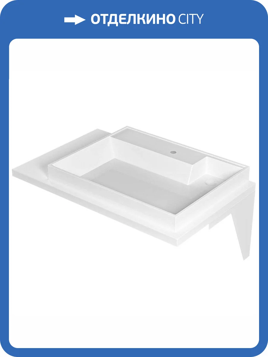 Раковина СанТа Юпитер правая, 80 см фото 5