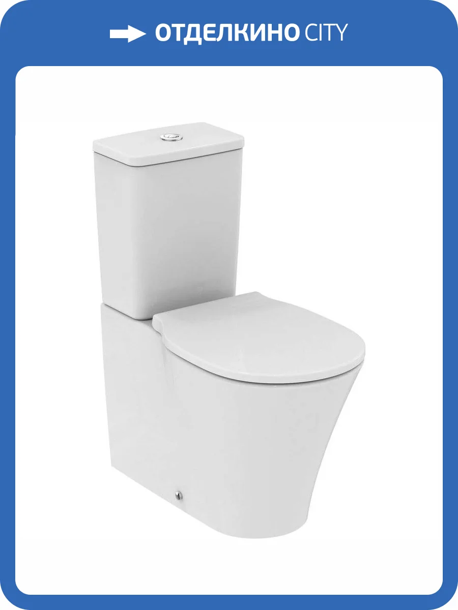 Унитаз-компакт Ideal Standard Connect Air E013701 AquaBlade с крышкой-сиденьем микролифт фото 6
