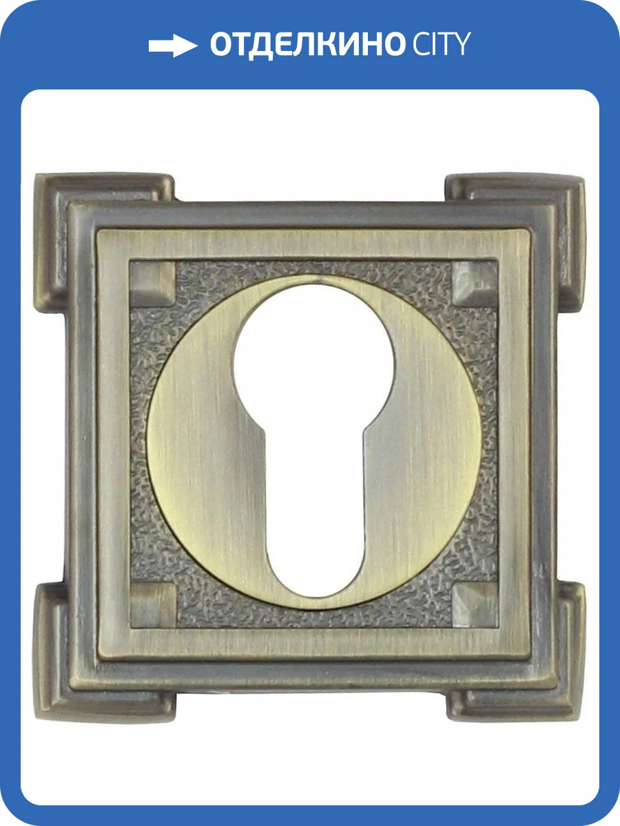 Накладка на цилиндр Vantage, ET15M матовая бронза фото 2