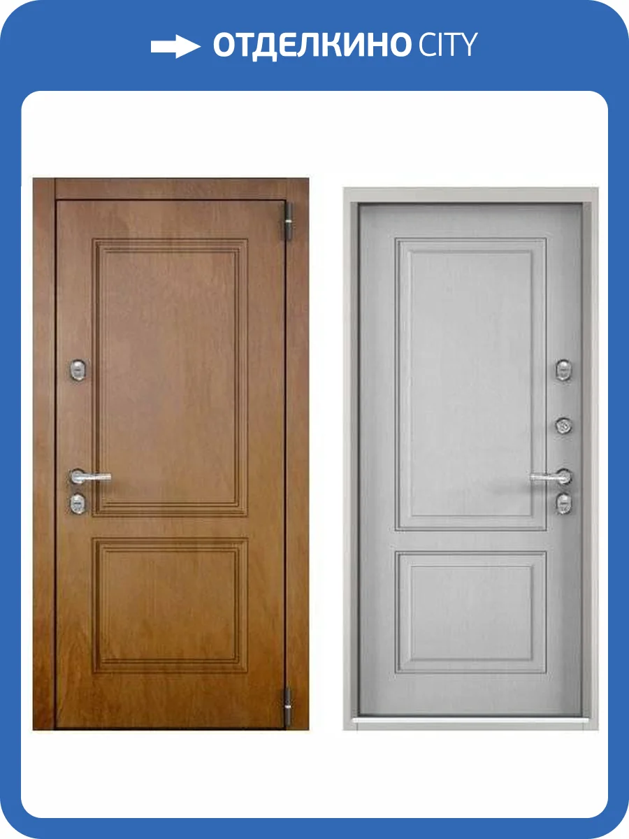 Входная стальная дверь Torex SNEGIR ARCTIC PP 3918227 ФМ Американский орех/ПВХ Дуб белый матовый 2000x880 фото 2