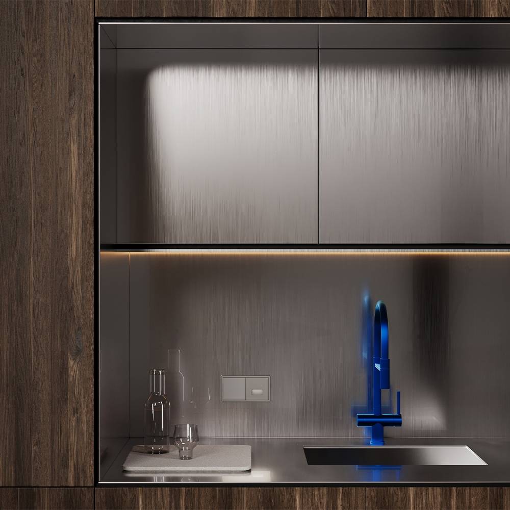 Лицевая панель для подсветки с датчиком Voltum S70 VLS002414 капучино фото 6