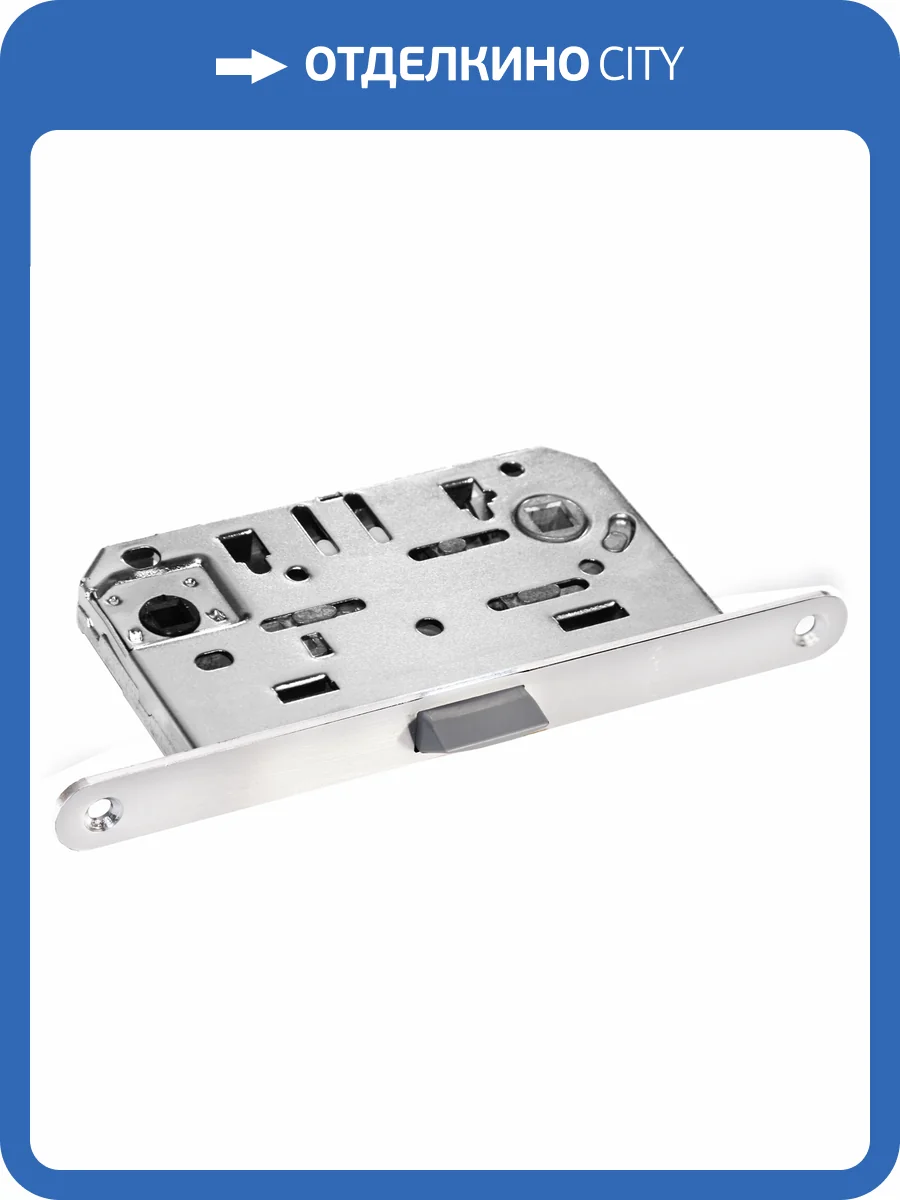 Межкомнатная защелка Morelli сантехническая бесшумная 1895P SC матовый хром фото 2