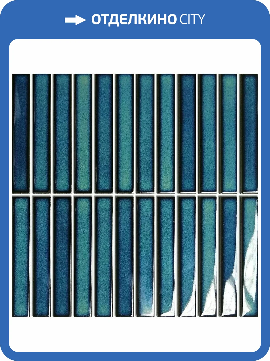 Мозаика NSmosaic Rustic series R-353 Керамика Глянцевая (14.5x2.2) 29.6x30 фото 4