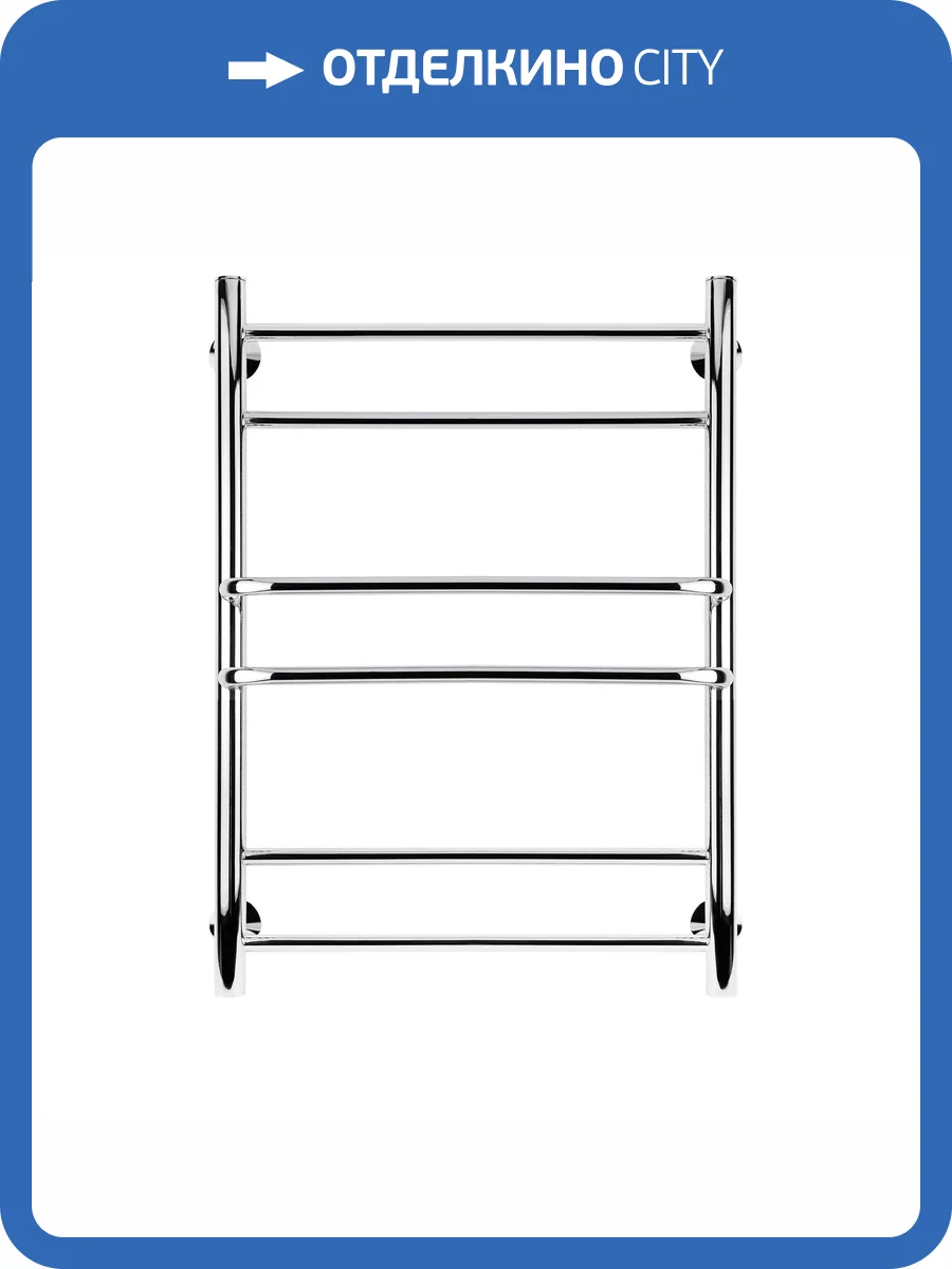 Полотенцесушитель водяной Secado Триест 4673739246498 60x60, хром, с комплектом подключения фото 3