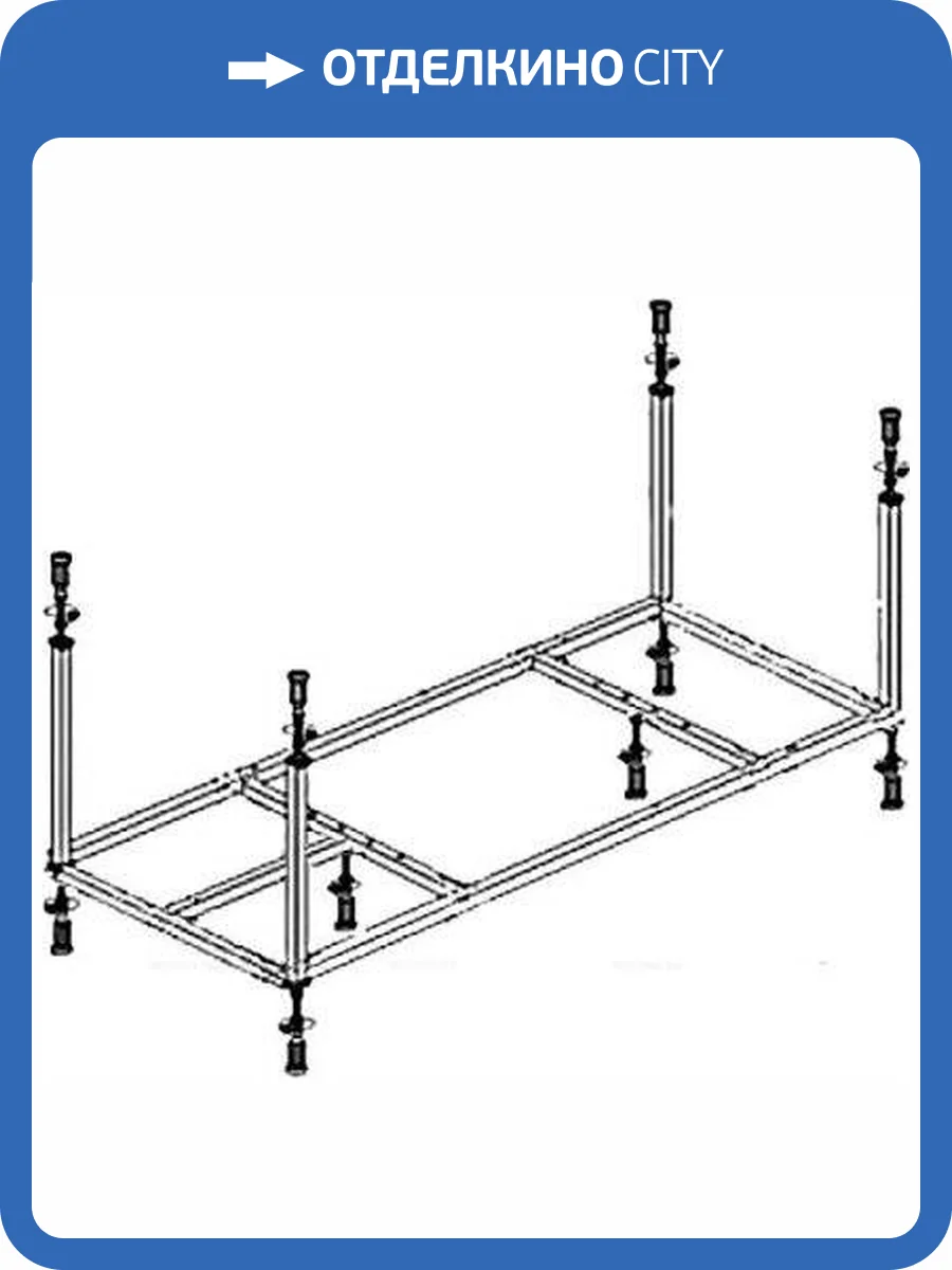 Каркас для ванны Cezares Metauro-Central-MF фото 2