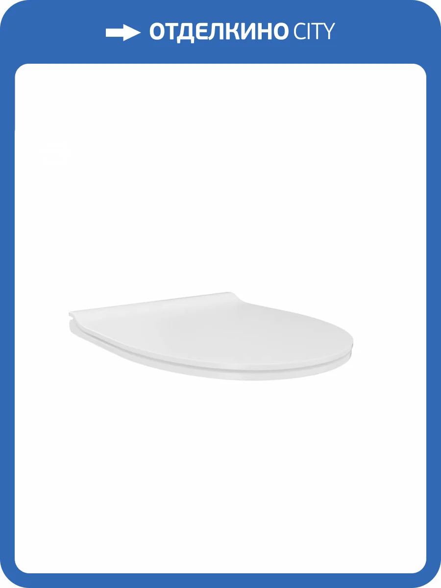 Сиденье для унитаза Watersense W00142 с микролифтом, для W00149 фото 6