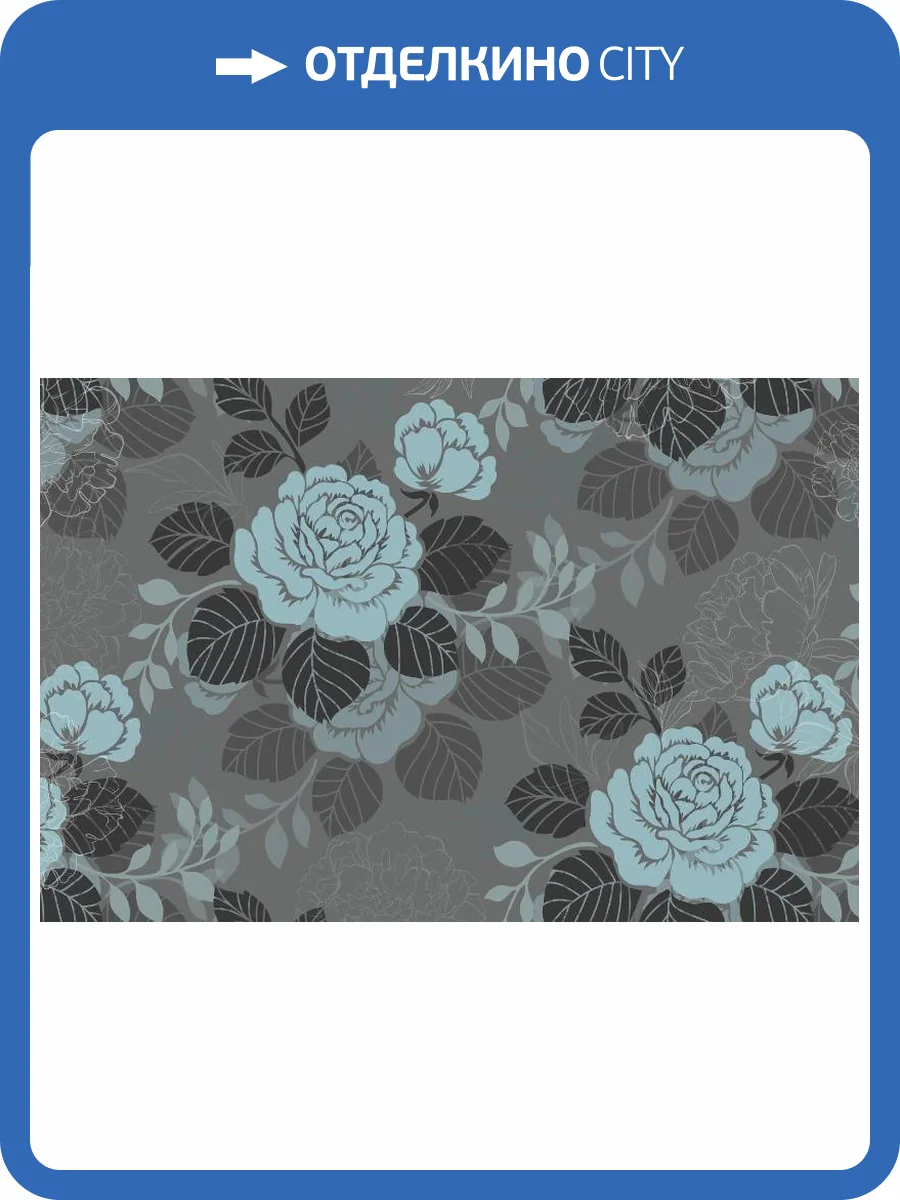 3D Фотообои Artegrafico «Благородные бирюзовые розы» FD-007 канвас фото 2