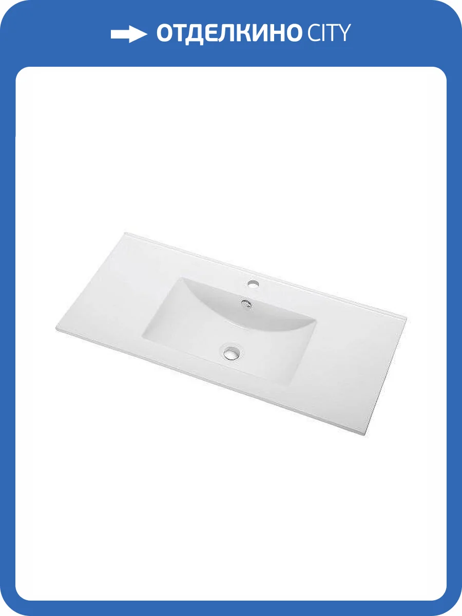 Раковина Agger ASF111000 102 см, белая глянцевая фото 8