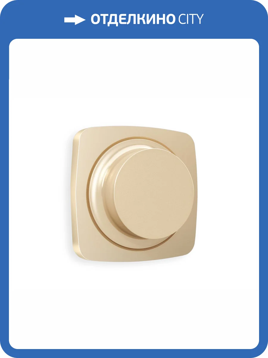 Лицевая панель для светорегулятора универсального Ambrella Volt Omega OP6055 шампань фото 3