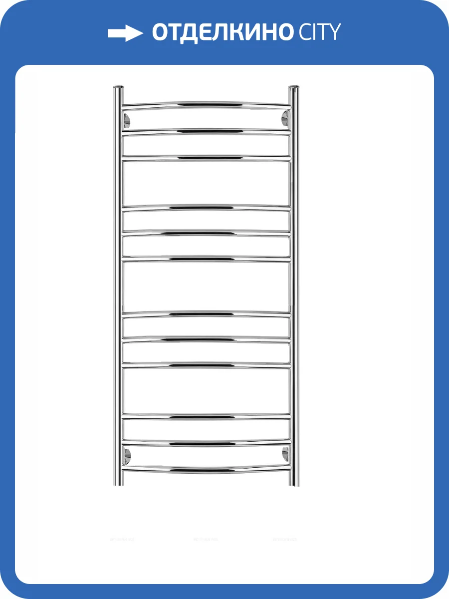 Полотенцесушитель водяной Secado Милан 4603777445010 3 120x60, хром, с комплектом подключения фото 3