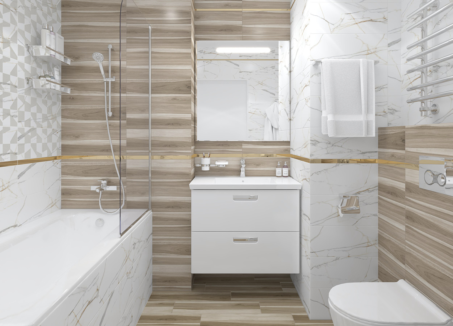 Laparet Champagne Ulivo Mosaic белый