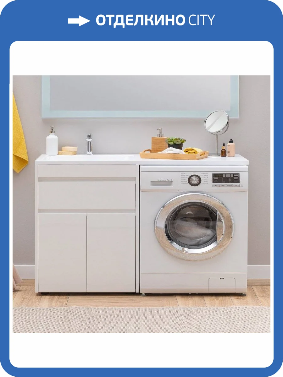 Тумба с раковиной Aquanet Токио 68 1 ящик, 2 двери фото 8