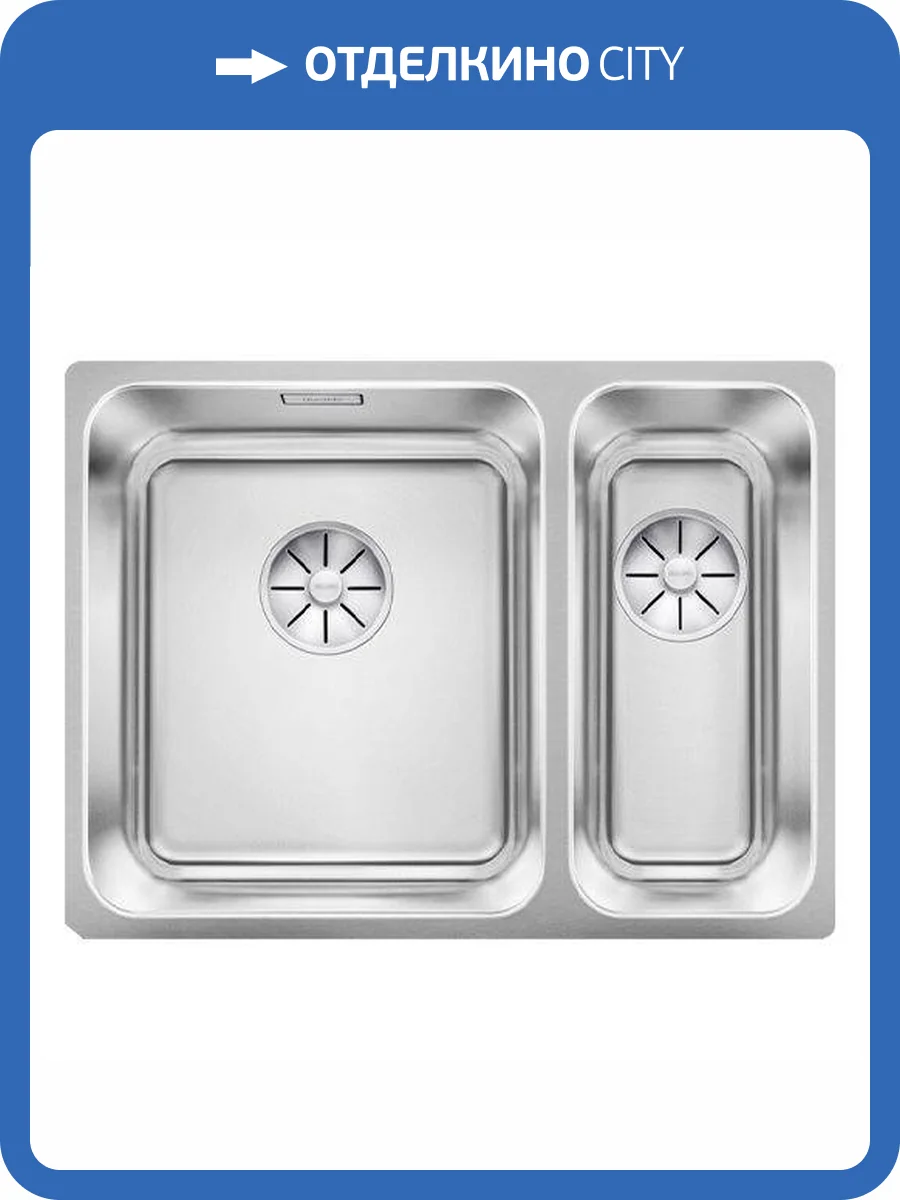 Мойка кухонная Blanco Solis 340/180-U 526129 нержавеющая сталь фото 3
