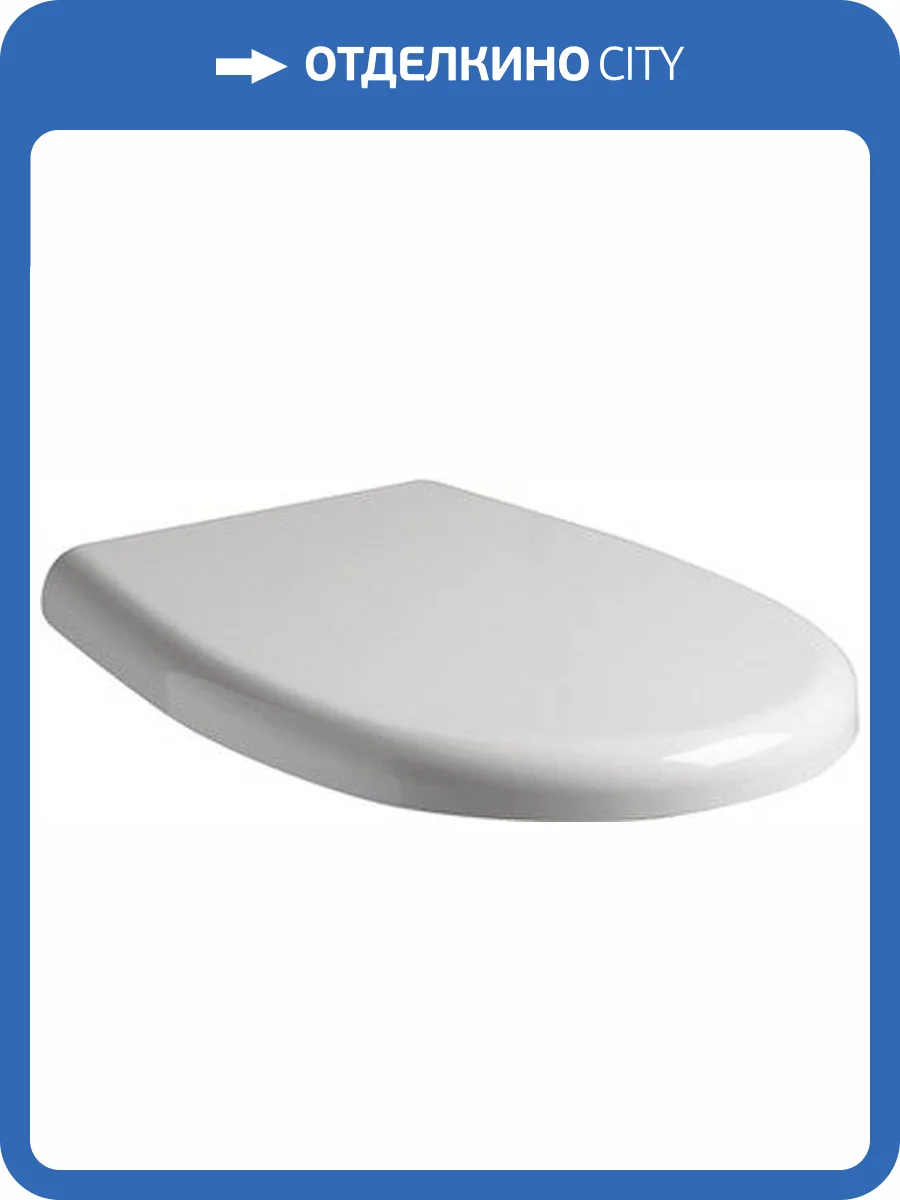 Крышка-сиденье Galassia Eden 7220 с микролифтом, петли хром фото 3