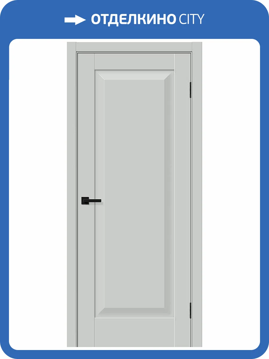 Межкомнатная дверь Bravo Прима-20 полотно Grey Silk 900x2000 фото 2